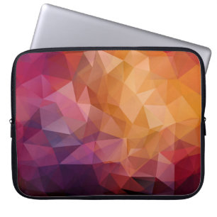 Triangle Mosaic: Dark Vintage Laptop Sleeve