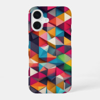 Triangle pattern multicolor polygon texture abstra