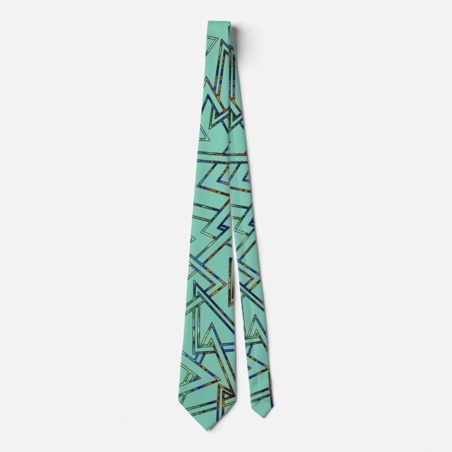Triangle Pattern outline + your backgr. & ideas Tie (Front)