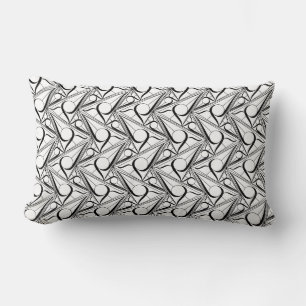 Triangle pattern with circle lumbar cushion