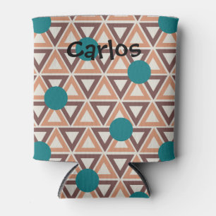Triangle Quilt  Can Cooler