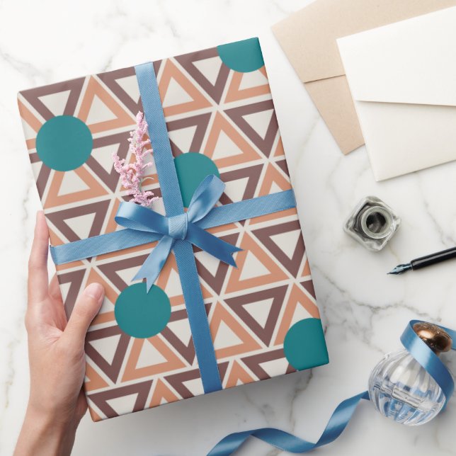 Triangle Quilt  Wrapping Paper (Gifting)