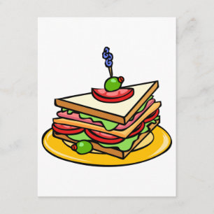 Triangle Sandwich Invitations