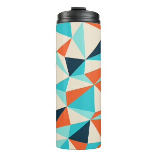 Triangle seamless pattern thermal tumbler
