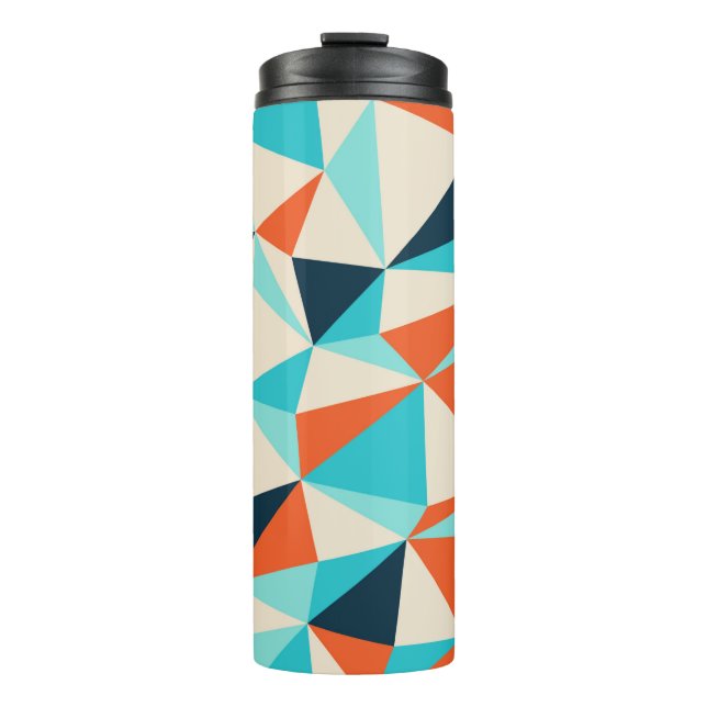 Triangle seamless pattern thermal tumbler (Front)