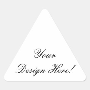 Triangle Shaped Wedding Favour Stickers
