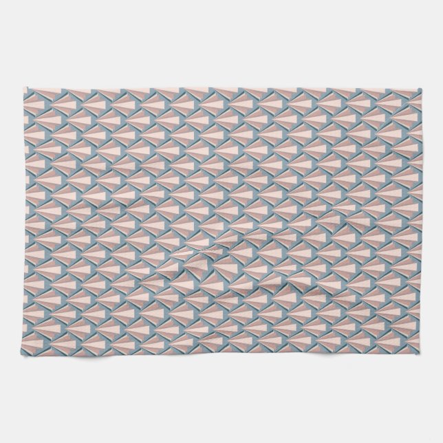Triangle Shapes Tea Towel (Horizontal)