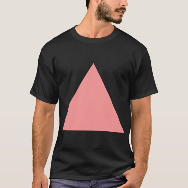 Triangle - Soft Pink T-Shirt (Front)