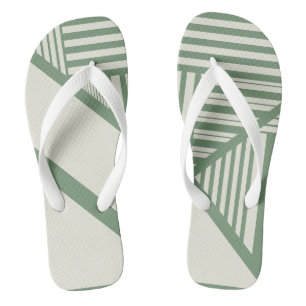 Triangle stripes in Green Thongs