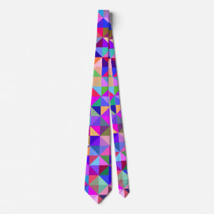 triangle tribute, colourful and fun design tie