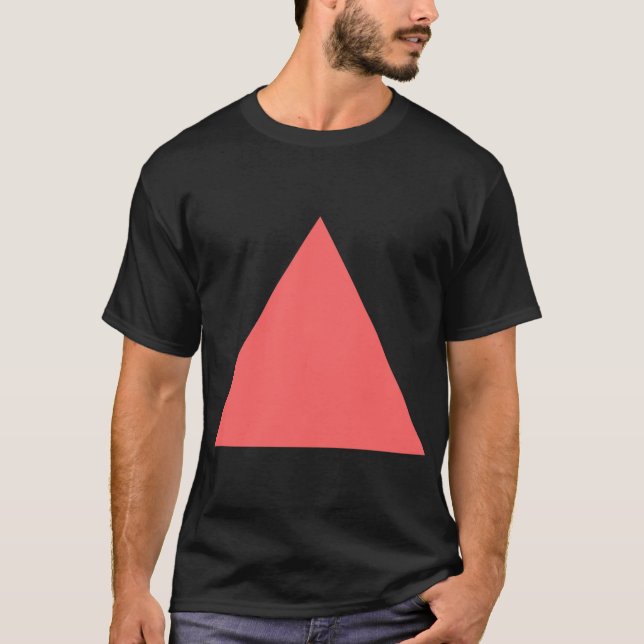 Triangle - Tropical Pink T-Shirt (Front)