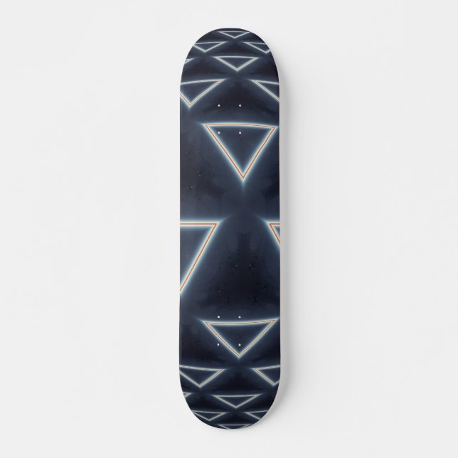 Triangle World Skateboard (Front)