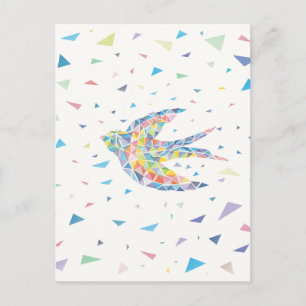 Triangled Swallow Postcard