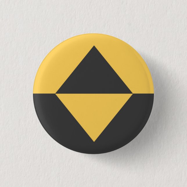 Triangles 3 Cm Round Badge (Front)