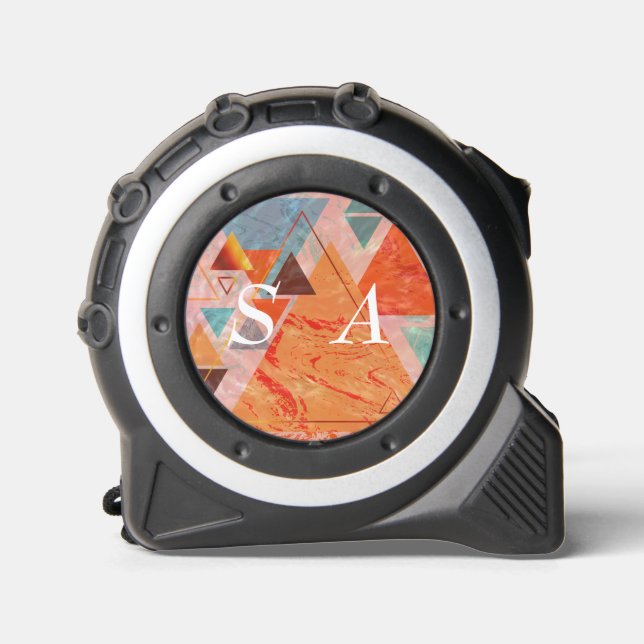Triangles abstract geometric colour block pattern 1 (Front)