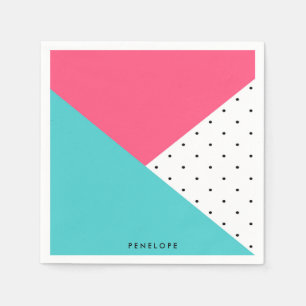 Triangles Abstract Pattern Napkin