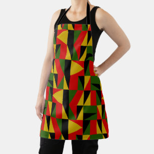 Triangles Black History  Apron