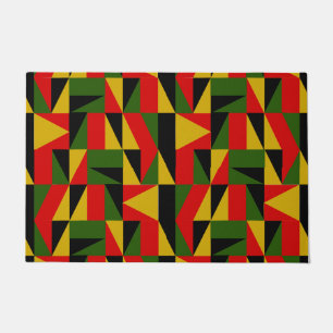 Triangles Black History  Doormat