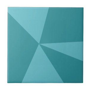 Triangles geometric pattern ceramic tile