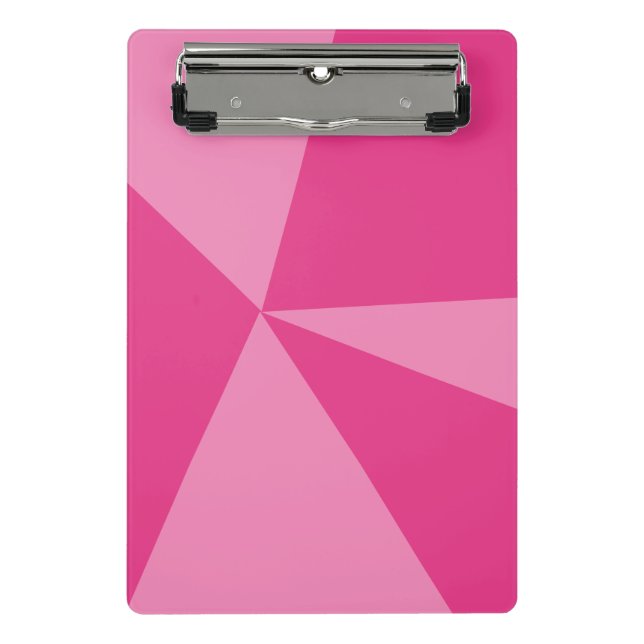 Triangles geometric pattern mini clipboard (Front)