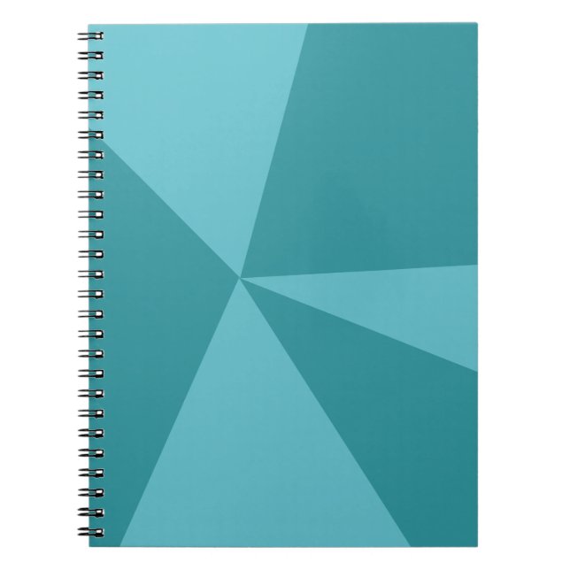 Triangles geometric pattern notebook (Front)