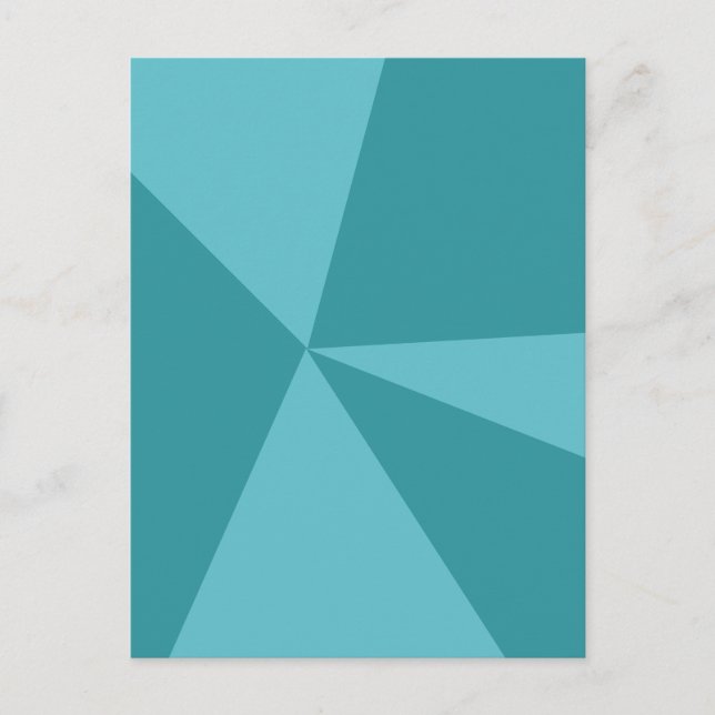 Triangles geometric pattern postcard (Front)
