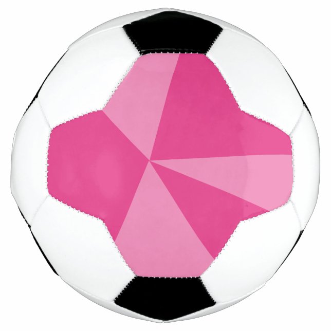 Triangles geometric pattern soccer ball (Front)