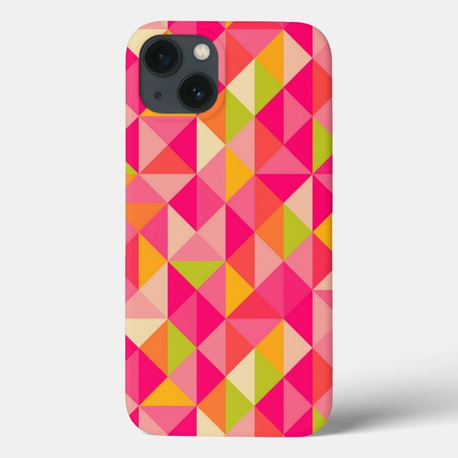 Triangles geometrical pattern Case-Mate iPhone case (Back)