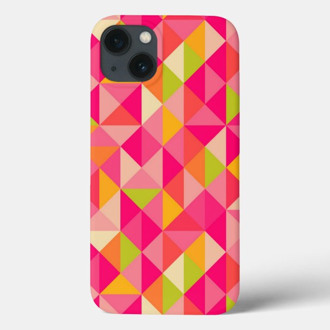 Triangles geometrical pattern Case-Mate iPhone case (Back)