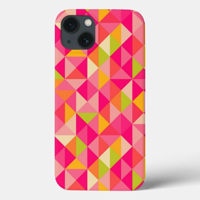 Triangles geometrical pattern Case-Mate iPhone case (Back)