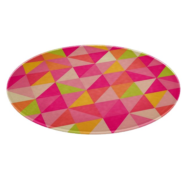 Triangles geometrical pattern cutting board (Corner)