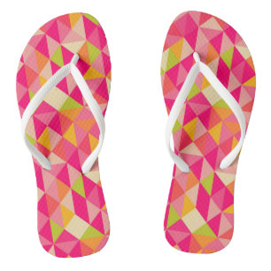 Triangles geometrical pattern thongs