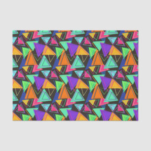 Triangles In Colour  Tissue Paper