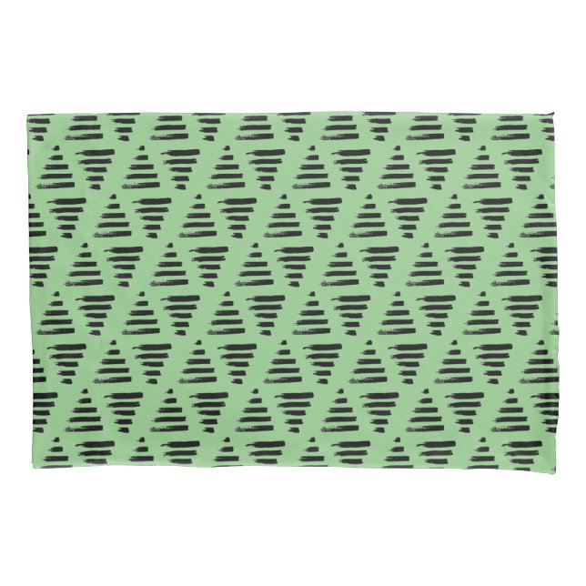 Triangles + Lines Pillowcase (Front)