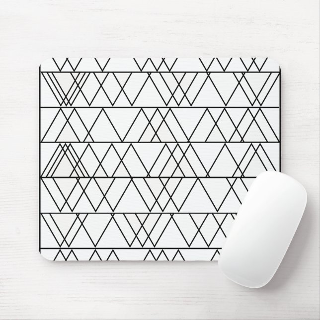 Triangles  mouse pad (With Mouse)