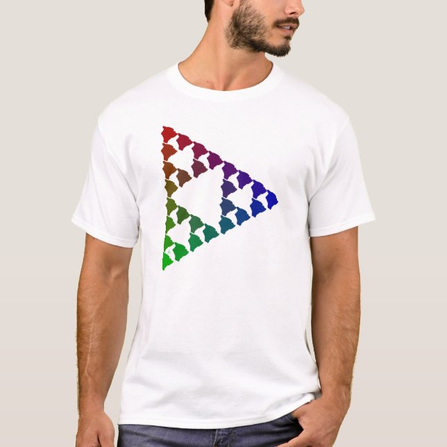 Triangles of Hawaii Island T-Shirt (Front)