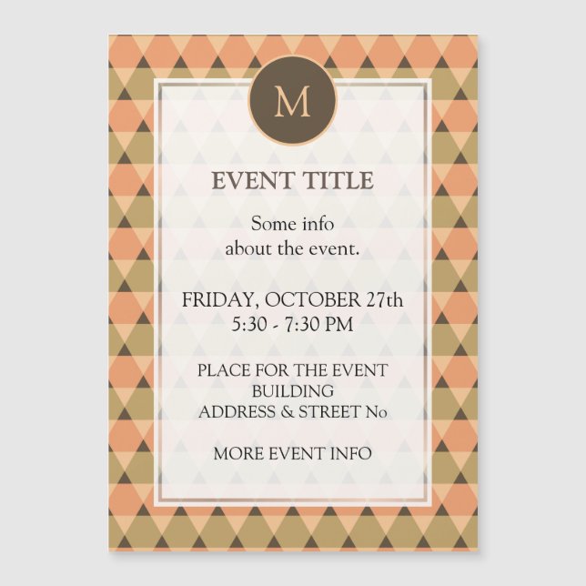 Triangles Pattern (Front)