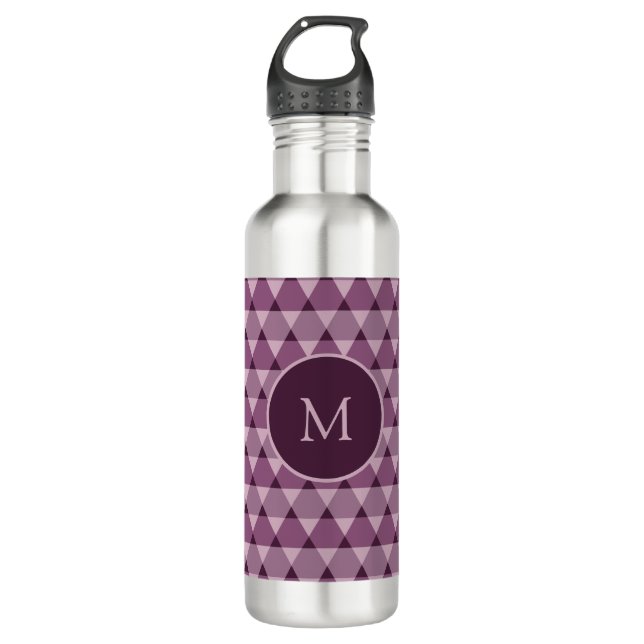 Triangles Pattern 710 Ml Water Bottle (Front)