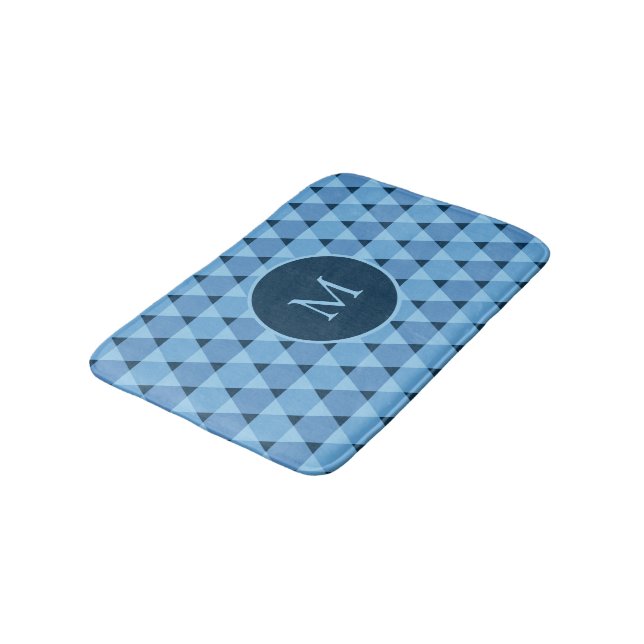 Triangles Pattern Bath Mat (Angled)