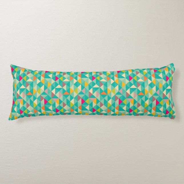 Triangles pattern body cushion (Front)