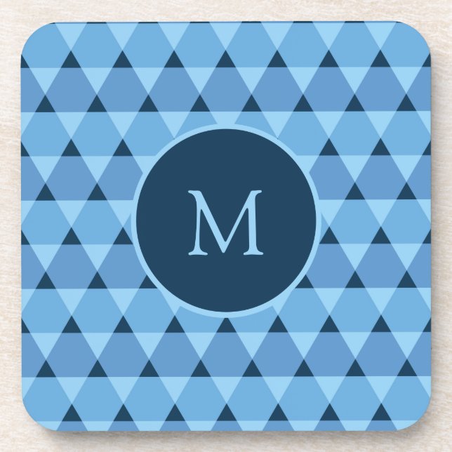Triangles Pattern Coaster (Front)