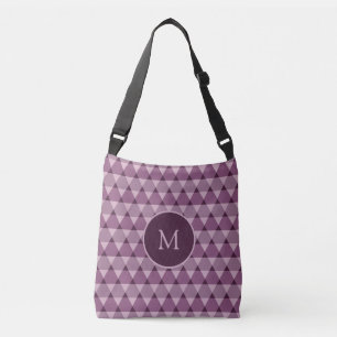 Triangles Pattern Crossbody Bag