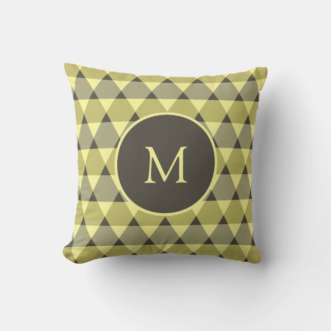 Triangles Pattern Cushion (Front)
