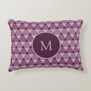 Triangles Pattern Decorative Cushion