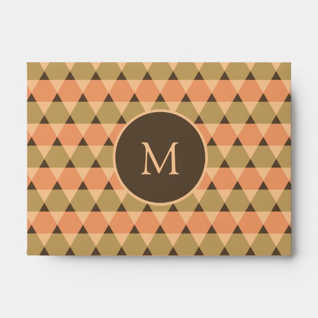 Triangles Pattern Envelope (Front)