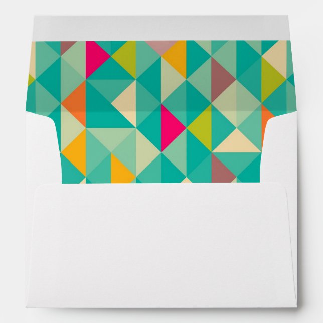 Triangles pattern envelopes (Back (Bottom))
