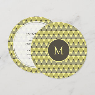 Triangles Pattern Invitation