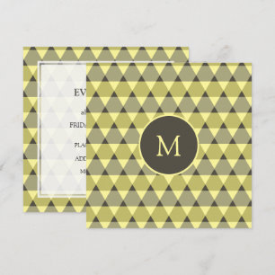 Triangles Pattern Invitation