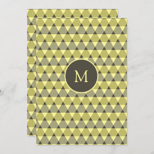 Triangles Pattern Invitation