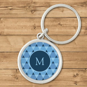 Triangles Pattern Key Ring